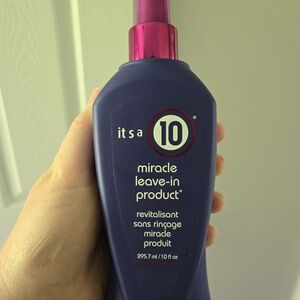Miracle Leave-In Treatment — Navy Bottle with Pink Pump